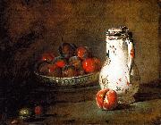 Jean Baptiste Simeon Chardin A Bowl of Plums Sweden oil painting artist